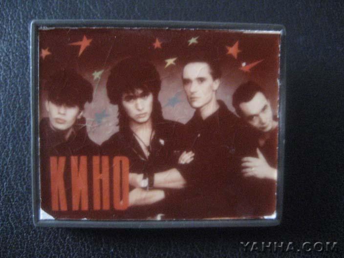 Значок "КИНО". Материал пластик.